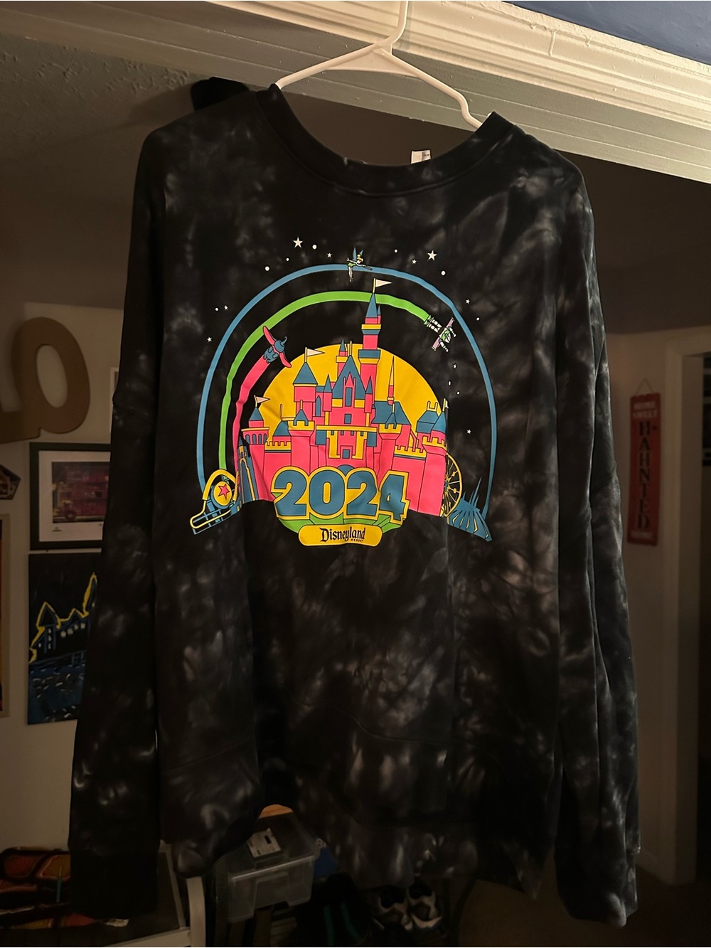 Disney Black Logo Tag Sweatshirt